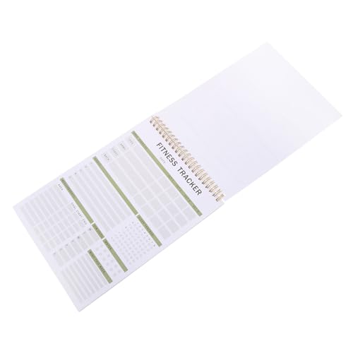 KOMBIUDA Daily Planner Notebook for Women Fitness Journal Notebook Gym Workout Book Workout Log Supplies