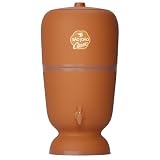 Stefani Sao Joao Classic Clay Water Dispenser 5 Liter | Natural Terracotta System | Gravity-Fed, No Electricity | Naturally Cools Water | Made in Brazil