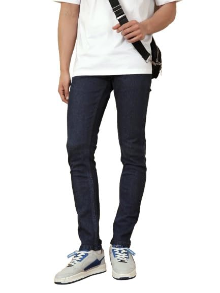 Image of WROGN Men's Cotton Stretch Jeans | Slim Tapered Fit