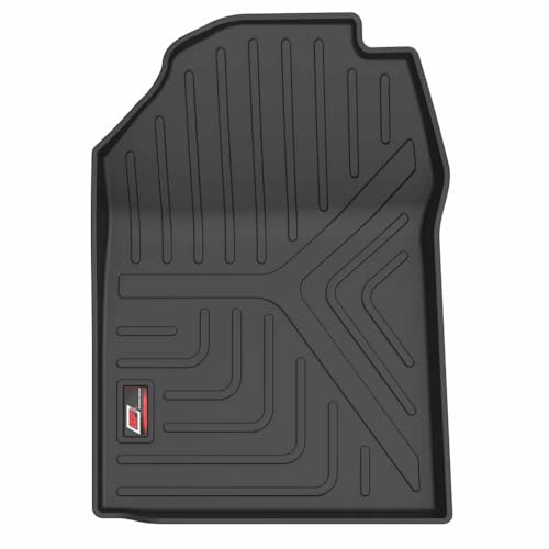 Image of GFX 3D Life Long Car Floor Mats, Compatible with XUV-700, 6 Seater with Trunk (2021) Onwards, Black, Set of 5