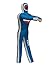 Grappling Dummy for Adult BJJ Judo Wrestling Standing Position Brazilian JIU Jitsu MMA Sparring Self Defense Training Vinyl Dummy – UNFILLED (Blue White, 6FT - (70 Inches))