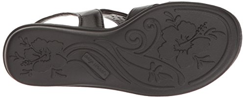 Easy Street Women's Bolt Flat Sandal, Black, 8.5 M Us #TOP3