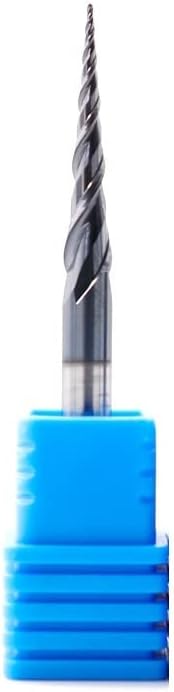 1PC Carbide Ball Nose End Mills 3.175mm 4mm 6mm 8mm Ball Nose Tapered End Mill Router Bits CNC Taper Wood Metal Milling Cutter (Cutting Edge Length : R2X60XD8X100L)