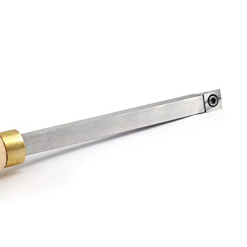 Yufutol Carbide Woodturning Tool Mini Size (3 Piece Set) Includes Diamond Shape, Round And Square Turning Tools With Comfort Grip Handles Perfect For Turning Pens Or Small To Mid-Size Turning Project #TOP4