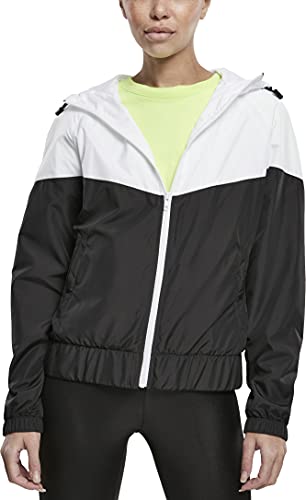 Ladies Arrow Windbreaker White/Black L