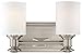 Minka Lavery 5172-84 Harbour Point - Two Light Bath Vanity, Brushed Nickel Finish with Etched Opal Glass