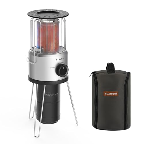 CAMPLUX Portable Propane Heater 8500 BTU, 2 Heating Modes Ou...