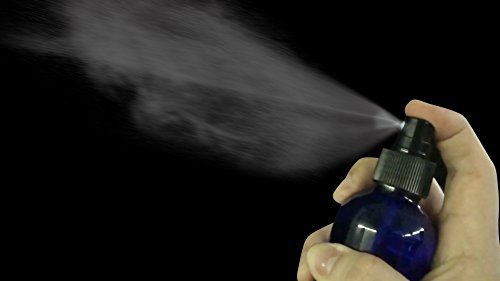 (6) 4 Ounce 4 oz Empty Cobalt Blue Glass Bottles W/black Fine Mist Sprayer (6) 3ml Pipettes (6) Chalk Labels for Essential Oils, Cleaning Products, Aromatherapy