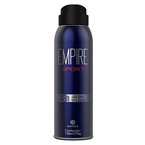 Kit 02 Desodorantes Antitranspirante Masculino Empire Sport 150ml