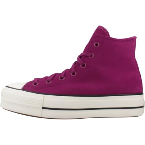 Converse CTAS High Women's Shoes, Quantum Violet/Egret/Black, Size 62