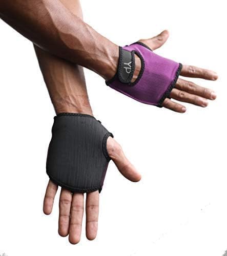 Miniatura 2 de YogaPaws Elite - Guantes acolchados antideslizantes para mujeres y hombres para yoga, yoga de potencia, pilates, ciclismo, crossfit, ejercicio al