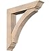 Ekena Millwork BKT0806X40X40THR01SDF Thorton Traditional Smooth Bracket w/Offset Brace, Douglas Fir