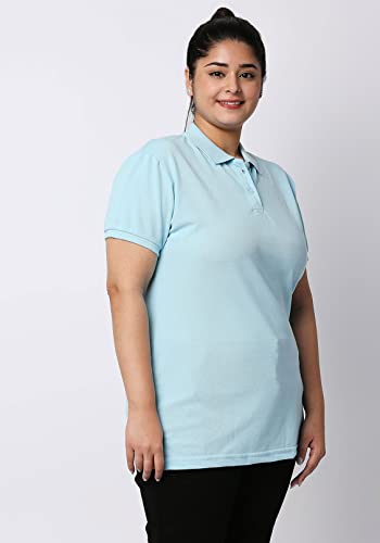 Image of Wear Your Opinion Womens Plus Size Polo Collar Neck T-Shirt Top