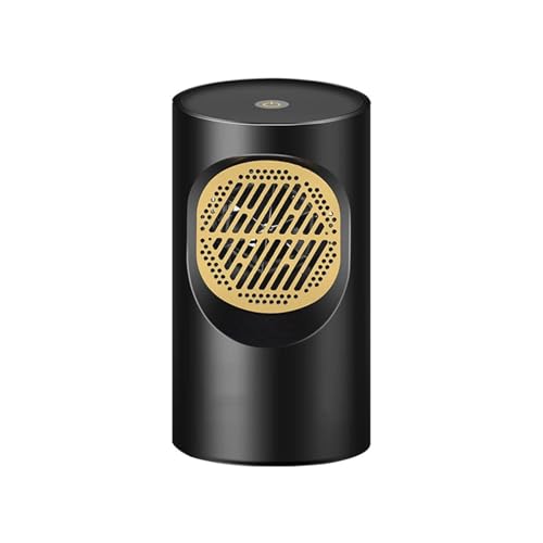 Calentador Eléctrico Portátil For Habitación, Mini Ventilador De Calefacción, Máquina Calentadora PTC For El Hogar, Invierno, Coche, Dormitorio, Oficina, Radiador De Viaje FáCil De Usar(Black)