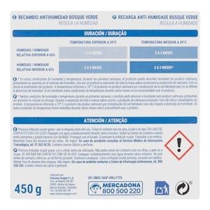 Recambio antihumedad con aromas cítricos Bosque Verde Caja 1 ud. Pack 2