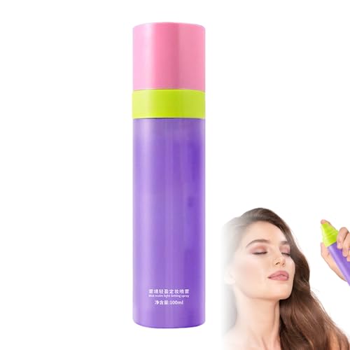 Uoqpty Spray Fijador de Maquillaje - Spray Acabado Perfecto | Nebulización Ultra Fina Ligera con Secado Rápido e Hidratación para Gimnasio Viajes Bodas y Eventos de Novias