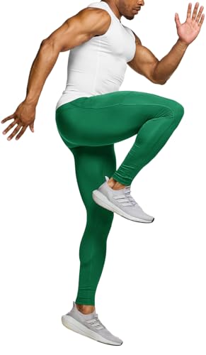 TSLA Men's Compression Pants, Cool Dry Athletic Workout Running Leggings Tights with Pockets3