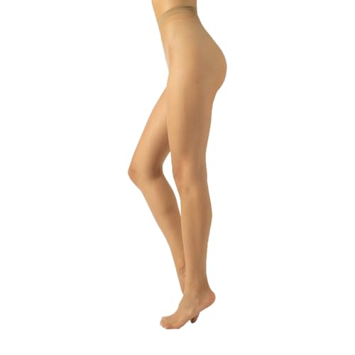 CALZITALY Womens tights, Sheer Nylons, Summer Pantyhose, Stockings 8DEN, Natural, Natural Tane, S, M, L, Made in Italy