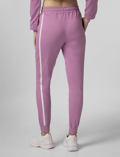 Image of FYLTR Women's Joggers with Side Tape Detailing - Elasticated Waistband | Contrast Drawstring | Elasticated Hem | Trackpants for Women | Winter Joggers for Women