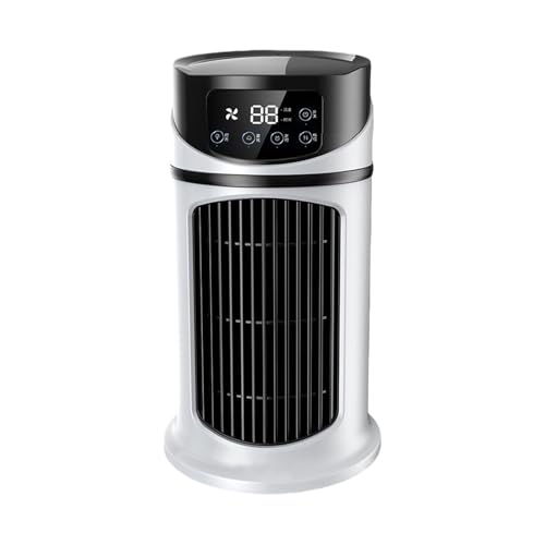 Bexdug Ventilador Portátil de Aire Acondicionado - Ventilador Refrescante Aire Acondicionado Personal | Enfriador Evaporativo Personal con Temporizador para Viaje Hogar Oficina Apartamento