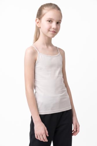 Image of Kurve Girl's Sleeveless Tank Top - Stretch Undershirts Cami Camisole, UV Protective Fabric, Rated UPF 50+ (Made in USA)