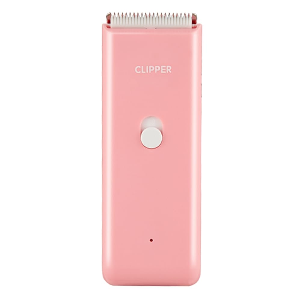 Sefdrert Pet Grooming Hospital Kittens and Puppies Mute Electric Push Clippers Electric Waterproof Professional Shaving Pink
