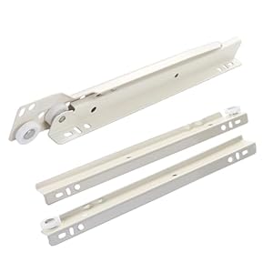 Gvrsqzid Teleskop-Schubladenführungen 250-550 mm, 1 Paar