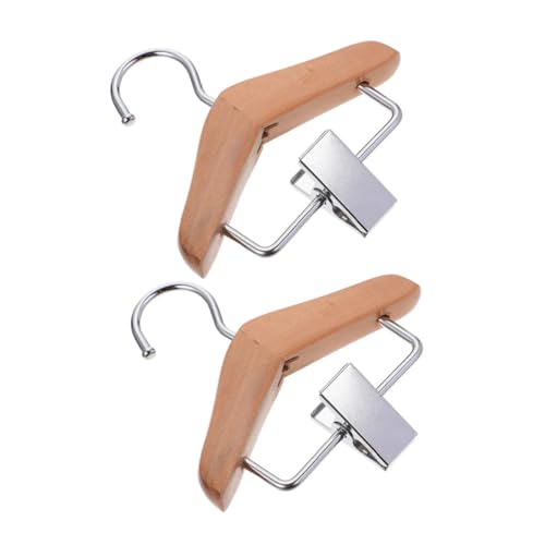 BESPORTBLE 2pcs Pet Hanger Hangers for Clothes Dog Clothes Hanger Hangers Dog Coat Hangers Clip Hooks Cat Clothes Hanger Pet Shop Supplies Puppy Clothes Hangers Stainless Steel