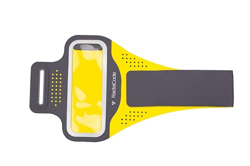 Case Fur Radiacode 102 103 Beinband mit verstellbarem Riemen aus Neoprene mit lichtreflektierendem Streifen (Yellow)