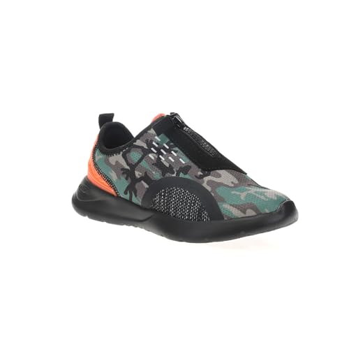 AND1 Kid's TC Smooth Zip-Up Sneakers (Camo Flame Black, US Footwear Size System, Big Kid, Numeric, Medium, 4)2