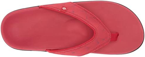 Spenco Women's Support Flip-Flop, Red, 9 Wide | Image 4