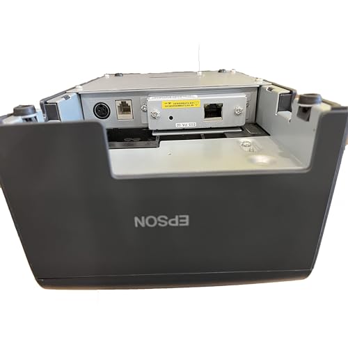 Image of Epson TM-U220B Dot Matrix Compact POS Impact Receipt and Kitchen Label Printer, DK Port and Ethernet Connectivity - up to 6.0 lps, 4 Lines Per Second, Auto-Cutter, DAODYANG