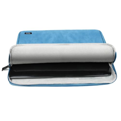 Image of MOCA 13 Inch Laptop Sleeve Case for MacBook Air M4 A3240 2025 M3 A3113 M2 A2681 M1 A2337 MacBook Pro 13 M2 M1 A2338 A2251 A2289 iPad Pro M5 iPad Air M3 (Blue)