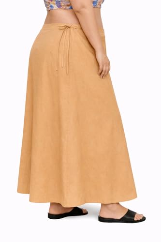 Image of CITIX Pure Cotton Petticoat for Woman Saree | Adujastable Drawstring Waist