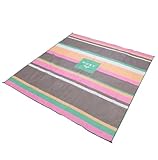 Roxy Sand-Free Beach Mat – Large Waterproof Outdoor Picnic Blanket, Lightweight Foldable Mat for Beach, Camping, Park, or Travel – Fits 4-6 People, Quick-Dry, Durable