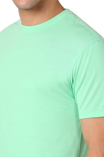 Image of Peter England Men's Cotton Regular Fit Crew Round Neck Tshirt