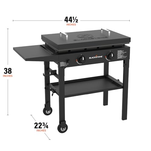 Blackstone 1517 28” Omnivore Griddle with Hard Cover, Powder Coated Steel, Black - image 3