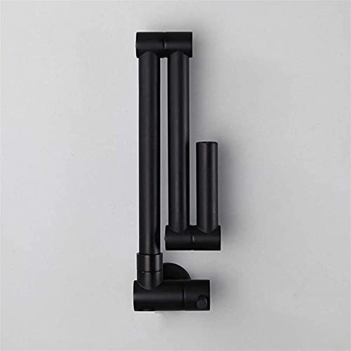 Robinet de balcon et buanderie mural gain de place en bronze noir