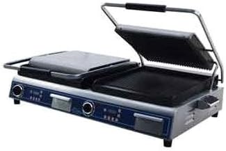 Globe GPGDUE14D Sandwich/Panini Grill double countertop (2) 14" grills
