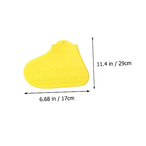 Cubrecalzado impermeable reutilizable ibasenice para lluvia, cubrebotas de silicona antideslizante miniatura 2
