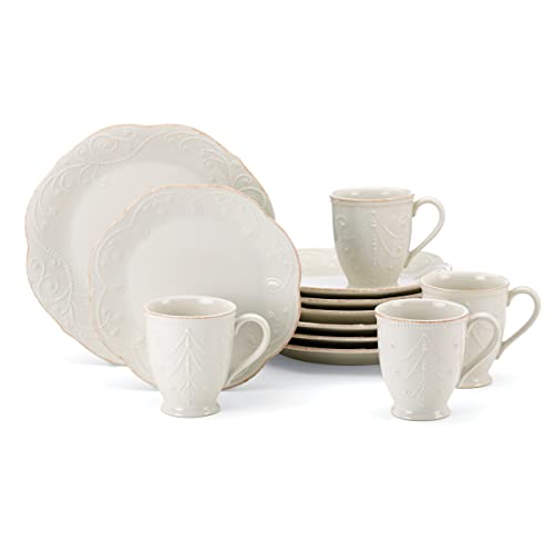 Image of Lenox French Perle Assorted Plates, 7.5-Inch, White, Set of 4
