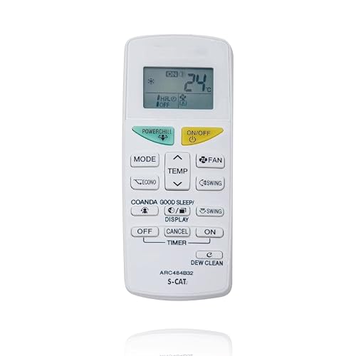 S-CAT Compatible with Daikin AC Remote Original ARC484B32 (No Bac...
