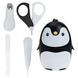 ifundom ベビー はさみ 新生児用丸先爪切り 爪やすり付き 爪ケアキット 設計で快適トリミング 新生児から使用可能