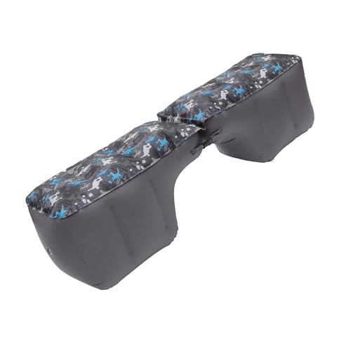 FUELHOOD 車中泊マット 車用マットレス寝具 快 適なリアシートエアベッド ギャップパッド 仮眠 旅行 グレー 色はランダム 長距離ドライブ 便利グッズ 後部座席エアーベッド 足置き クッション 軽自動車 エアーフットレスト 車中泊 グッズ 隙間クッション 内装パーツ アクセサリー