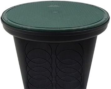 StormDrain FSD-3017-20SKIT 20" Round Catch Basin Drain with Green Lid Kit