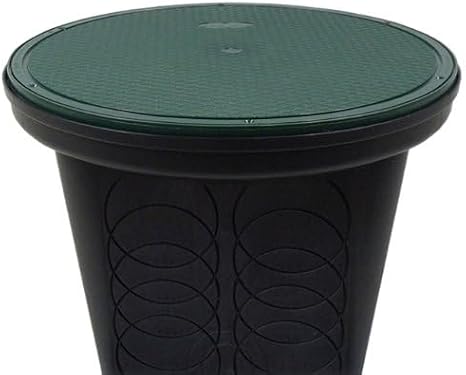 StormDrain FSD-3017-20SKIT 20 Round Catch Basin Drain with Green Lid Kit