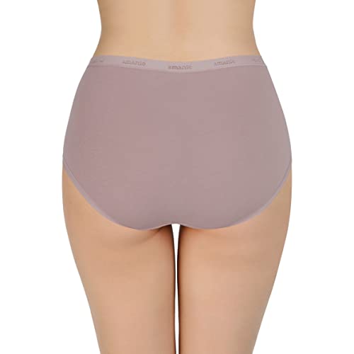 Image of Amante Solid Cotton Full Brief Panty Pack(Pack of 3)