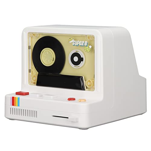 Retro Bluetooth Speaker, Desk Bluetooth Cassette Player Portable Stereo Tape Retro Bluetooth Speaker Supports Bluetooth Aux and Memory Card, Desk Decor, Mini Bluetooth Night