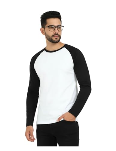 Image of Raglan Fullsleeve Tshirt Single Jersey Knit | 180 GSM 100% Ring Spun Super Combed Cotton Only Heather Colors are 88% Cotton 12% Polyester Bio Washed