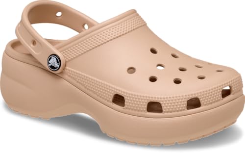 Crocs Women's Classic Platform Clog 36-37 EU Pink Caramel
